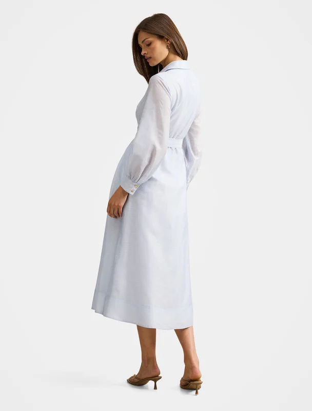 forever new  Dr21027-Blue Women's Pants for Women | Best Price UAE